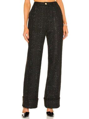 Assignment Devon Black Tweed Pant-sz  XS